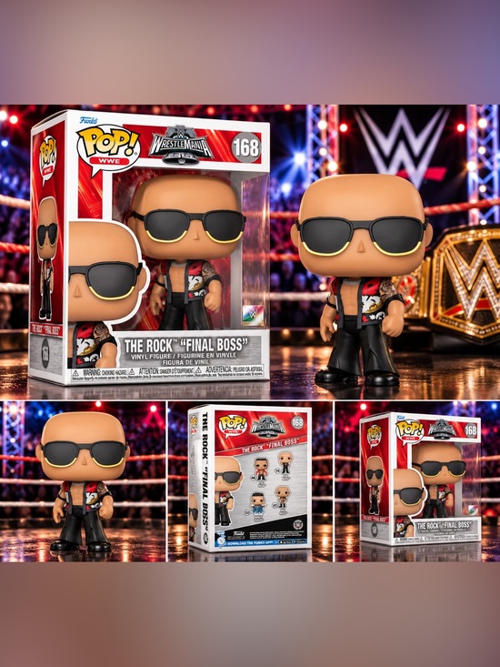 Funko Other - Funko The Rock WrestleMania 40 Fanatics Exclusive Pop! Vinyl Figure